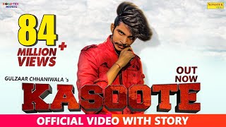 Gulzaar Chhaniwala  KASOOTE Official  New Haryanvi Songs Haryanavi  Latest Haryanvi Songs [upl. by Odlaumor]