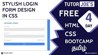 Tutor Joes Free Online Web Development Bootcamp Tamil  Day4 [upl. by Chandos19]