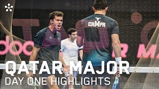 Ooredoo Qatar Major Premier Padel Highlights day 1 men [upl. by Marijane]