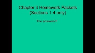 Chapter 3 homework answers 2425 [upl. by Favian108]