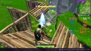 Radeon Vega 3 Graphics  AMD Athlon 200GE  Fortnite Battle Royale FPS Test 1152X648 [upl. by Amerd]