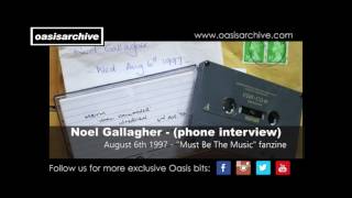 Noel Gallagher new unheard phone interview 6th August 1997 [upl. by Rossie]