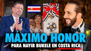 Costa Rica se paraliza con la llegada de Nayib Bukele 🔥 El pueblo Tico lo quiere de Presidente [upl. by Oralla]