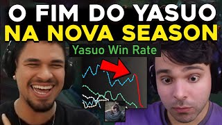 O YASUO ACABOU NA NOVA SEASON MELHORES DOAÇÕES ABSOLUT AYEL PRO  RENECRODILO LEAGUE OF LEGENDS [upl. by Tarttan]