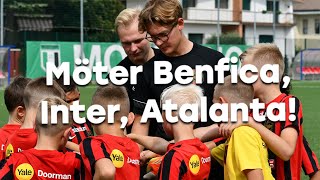 Följer med BP P141 till toppturnering i Italien 2 Inter Benfica och Atalanta [upl. by Merp]