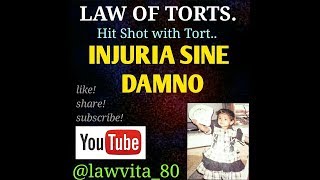 INJURIA SINE DAMNO with 4 Important Case Laws [upl. by Mchugh]