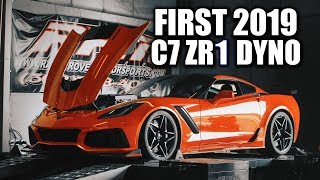 First 2019 C7 Corvette ZR1 Dyno Video [upl. by Vachil]