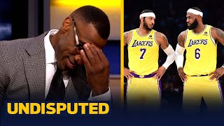 Lakers new Big 3 looked like a quotfire drillquot in loss to Warriors — Skip amp Shannon  NBA  UNDISPUTED [upl. by Aimo]