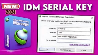 How to register IDM without serial key 2024  new trick [upl. by Evoy579]