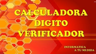 Ejercicios  Calculadora para Digito Verificador de Patentes  Excel [upl. by Remington89]