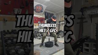 190lb Hilt  GFC Thumbless stronggrip forearmstrength stronghands grip griptraining homegym [upl. by Braden]