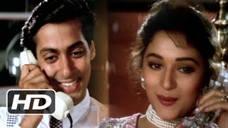 The Romantic Phone Call  Salman Khan And Madhuri Dixit Best Love Scene  Hum Aapke Hain Koun [upl. by Koser]