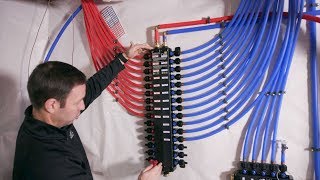 PEX Manifold System  Pros and Cons  Tour [upl. by Anaiad]