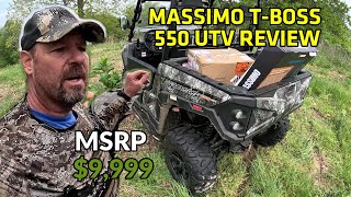 2024 Massimo T Boss 550 UTV Real life review from Tennessee hill country [upl. by Enrique]