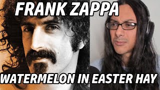 Frank Zappa Watermelon In Easter Hay Reaction Musician First Time Listening to Frank Zappa [upl. by Auqeenahs]