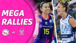 MEGA RALLIES of the match Scandicci  Milano  Lega Volley Femminile 202425 [upl. by Berlyn285]