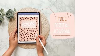 Free Digital Journal for Goodnotes  Digital Planning 101  Should I try digital planning [upl. by Vally]