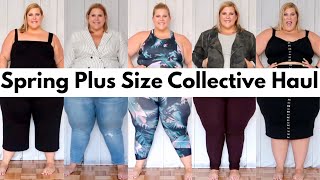 Spring Collective Plus Size Haul with Dogs Dresses and the Worlds Most Comfortable Bra [upl. by Maisey825]