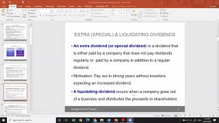 DIVIDENDS amp SHARE REPURCHASES BASICS [upl. by Strang]