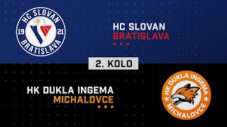 2kolo štvrťfinále HC Slovan Bratislava  HK Dukla INGEMA Michalovce HIGHLIGHTS [upl. by Nylednarb]