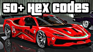 GTA V 50 Crew Colours with Hex Codes and Tutorial UPDATED GTA5 CrewColours [upl. by Anassor472]