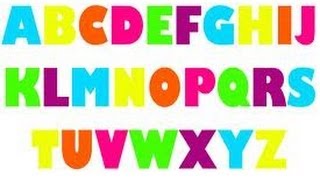 The Alphabet ABC Song in English Learn the Letters [upl. by Frieda]