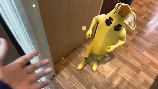 BANANA From Fortnite Dancing in Real LIFE Fortnite Season 8  Peanut Butter Jelly Time Dance [upl. by Humbert]