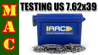 Testing US made AAC 762x39 ammo [upl. by Schiro845]