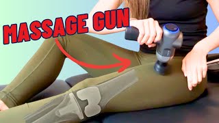 How To Use A Massage Gun After A Knee Replacement [upl. by Annaynek764]