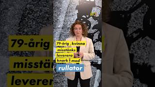 Kvinna misstänks leverera knark med rullator [upl. by Howes]