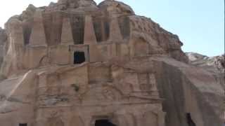 Obelisk Tomb and Triclinium at Petra  Jordan [upl. by De Witt601]