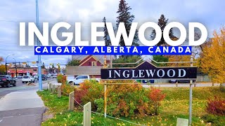 Scenic Walks Inglewood Neighbourhood Tour  Fall Autumn In Calgary Alberta 4K [upl. by Nepets770]