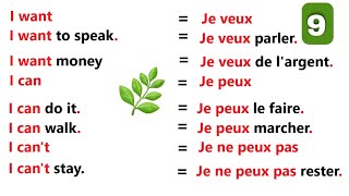 phrases simples pour apprendre langlais facilement  partie 9 ✪✪✪✪easy sentences to learn french 🌿 [upl. by Ellednahs]