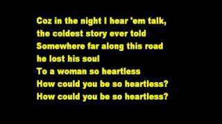 Heartless Lyrics Kris Allen [upl. by Copland]