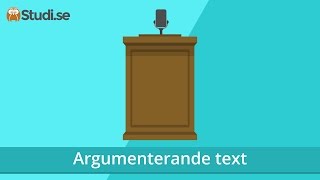 Argumenterande text Svenska  wwwbinogise [upl. by Enirehtak]