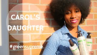 Carols Daughter Green Supreme strength amp length care System Review  Demo  4c Hair [upl. by Mayes]