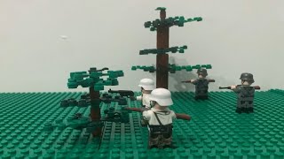 Lego WW2 Battle Of Ruhr Pocket stop motion video [upl. by Enirual]