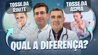 Qual a diferença da TOSSE DA RINITE para a TOSSE DA ASMA Pneumo e Otorrino respondem [upl. by Aisenat]