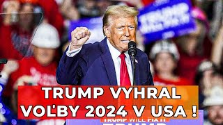 Trump vyhral prezidentské voľby v USA 2024 [upl. by Lurleen]