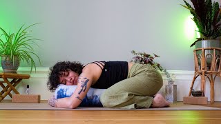 25 MIN YOGA FOR YOUR PERIOD  gentle yoga for menstruation [upl. by Nygem]