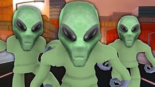 ALIENS INVADE ROBLOX JAILBREAK [upl. by Clevie805]