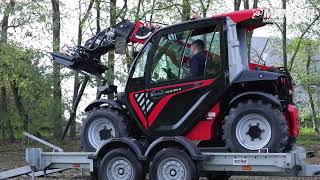 Manitou ULM Ultra Compact telehandler  Easy to Transport [upl. by Enilaf44]