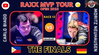 FINALS 🔸 Carlo Biado VS Moritz Neuhausen 🔸 Race 13 🔸 RAXX MVP TOUR OPEN 2023 [upl. by Ahcire]