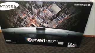 Unboxing Samsung 65 inch 4k TV UE65HU8505Q [upl. by Ingra]