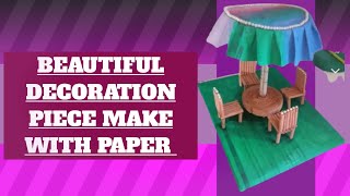 beautiful decoration piece make with paper [upl. by Daffie]