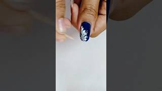 Simple nail polish with toothpick 😍shorts nailartdesignssimpleandeasy [upl. by Olnay58]