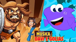 Davi e Golias música infantil  História de Davi e golias cantada por Bob Shark [upl. by Thurmann]