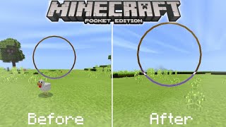 How To Change The Circle Touch Size In MCPE For Android No Root No Texture Pack [upl. by Mcclees86]