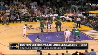 Nba Finals 2010 CelticsLakers Gara 2 commentate da Tranquillo e Buffa [upl. by Anivid528]