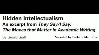 Hidden Intellectualism [upl. by Anniahs]